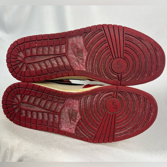 Nike Air Jordan 1 AJKO Retro High 'Chicago' 2010 Mens 9US Canvas/Leather Vintage - Picture 7 of 9